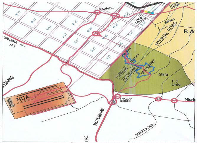 Up Country Islamabad Map Up Country Enclosures